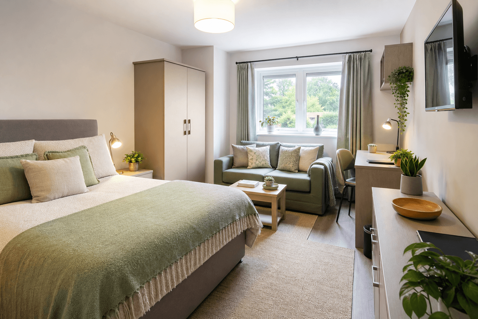 Fully furnished supported exempt accommodation provided by RoomFlex Housing